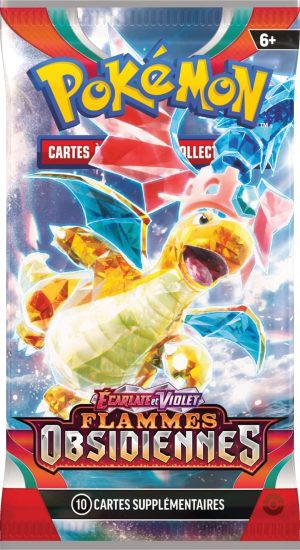 Carte à collectionner Pokémon EV03 Flammes Obsidiennes Booster Display Modèle aléatoire