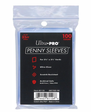 Ultra Pro sleeves 1,2 Lot de 100 protège-cartes - Penny Sleeves - Ultra Pro