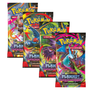Artset ME02 Flammes fantasmagoriques| Lot de 4 booster de display Pokémon au visuel différant