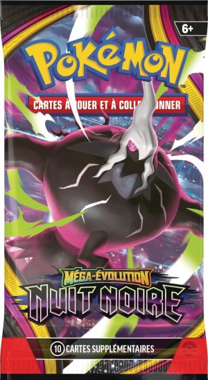 lot de 6 booster Bundle Nuit Noir 5,8 Booster de display Pokémon | ME05 Nuit Noire